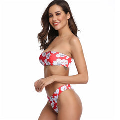 Sexy Bikini Set Women Brazilian Padded Push Up Swimwear  Leopard Bikinis Sling Bathing Suit G String Swimsuit Beachwear
