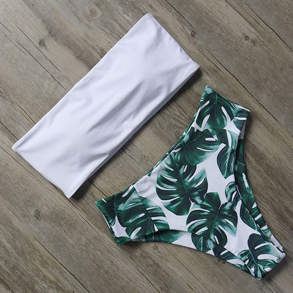 RUUHEE Bandage Bikini Swimwear Women Swimsuit High Waist Bikini Set 2020 Bathing Suit Push Up Maillot De Bain Femme Beachwear