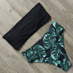 RUUHEE Bandage Bikini Swimwear Women Swimsuit High Waist Bikini Set 2020 Bathing Suit Push Up Maillot De Bain Femme Beachwear