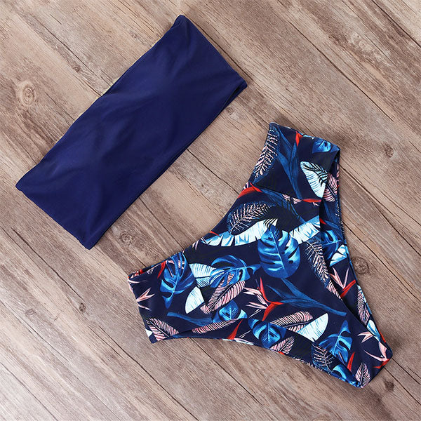 RUUHEE Bandage Bikini Swimwear Women Swimsuit High Waist Bikini Set 2020 Bathing Suit Push Up Maillot De Bain Femme Beachwear
