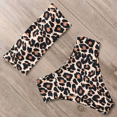 RUUHEE Bandage Bikini Swimwear Women Swimsuit High Waist Bikini Set 2020 Bathing Suit Push Up Maillot De Bain Femme Beachwear