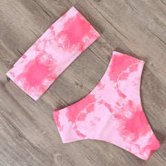 RUUHEE Bandage Bikini Swimwear Women Swimsuit High Waist Bikini Set 2020 Bathing Suit Push Up Maillot De Bain Femme Beachwear