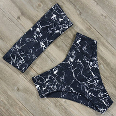 RUUHEE Bandage Bikini Swimwear Women Swimsuit High Waist Bikini Set 2020 Bathing Suit Push Up Maillot De Bain Femme Beachwear