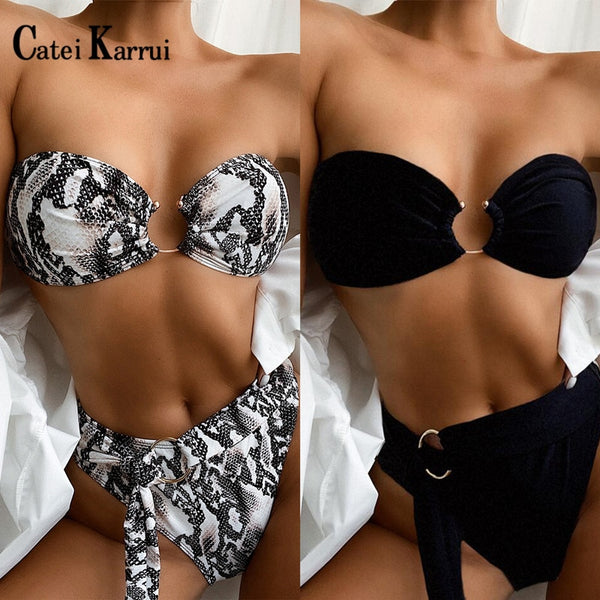 Catei Karrui 2020 women's swimwear women's split swimwear bra bikini sexy bikini is necessary for seaside play