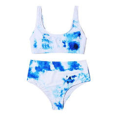 New Bikinis Women Tie-dye Sexy Bikini Set Two Piece Swimsuit Push Up Swimwear Beach Bathing Suit Female Bikini 2020