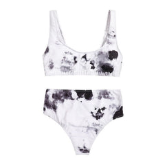 New Bikinis Women Tie-dye Sexy Bikini Set Two Piece Swimsuit Push Up Swimwear Beach Bathing Suit Female Bikini 2020
