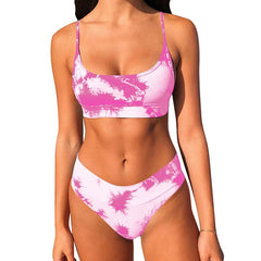 New Bikinis Women Tie-dye Sexy Bikini Set Two Piece Swimsuit Push Up Swimwear Beach Bathing Suit Female Bikini 2020